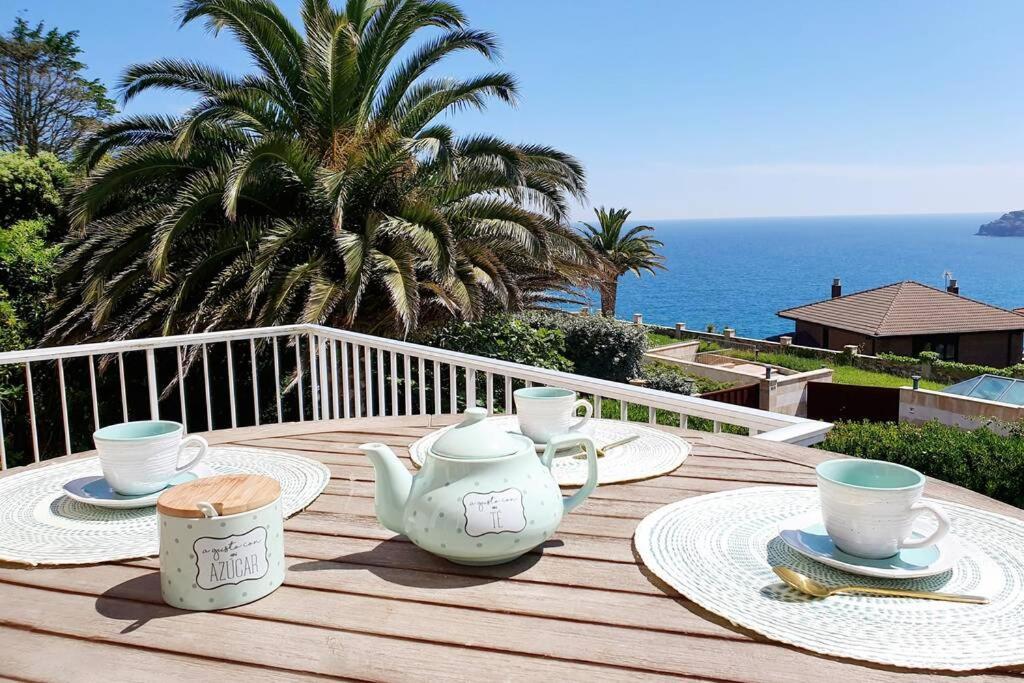 Villa Vistas Al Mar, Urbanizacion Privada Con Piscina De Agua Salada Ajo Bagian luar foto