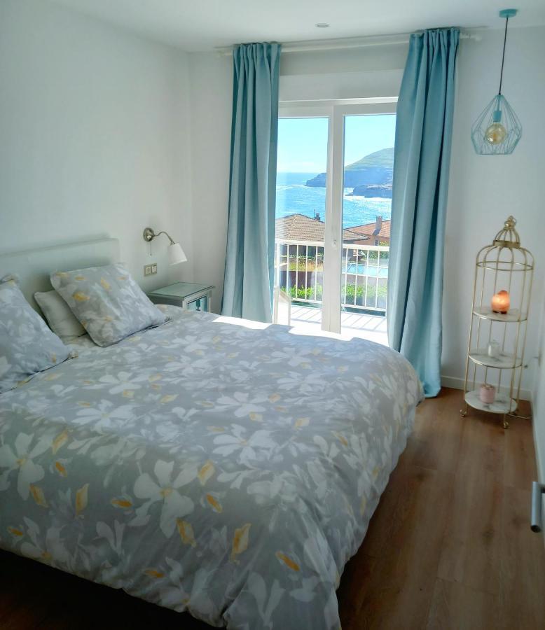 Villa Vistas Al Mar, Urbanizacion Privada Con Piscina De Agua Salada Ajo Bagian luar foto